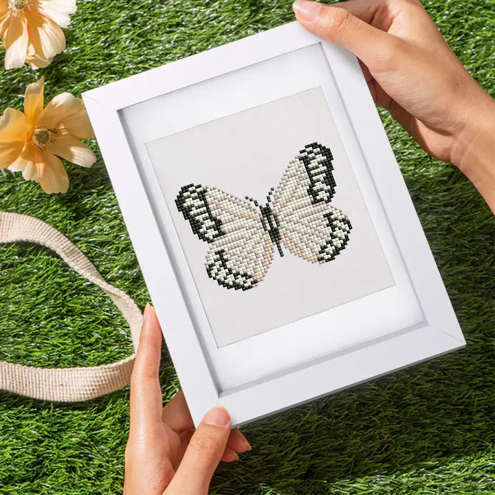 Set of 12 Butterflies B - Mini Diamond Painting Kits - Mini Painting