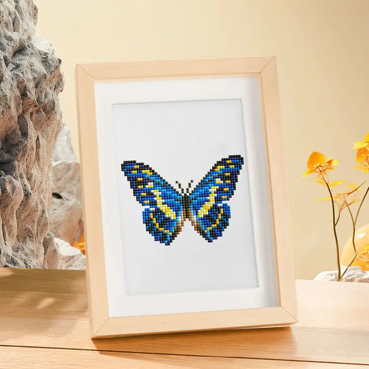 Set of 12 Butterflies B - Mini Diamond Painting Kits - Mini Painting