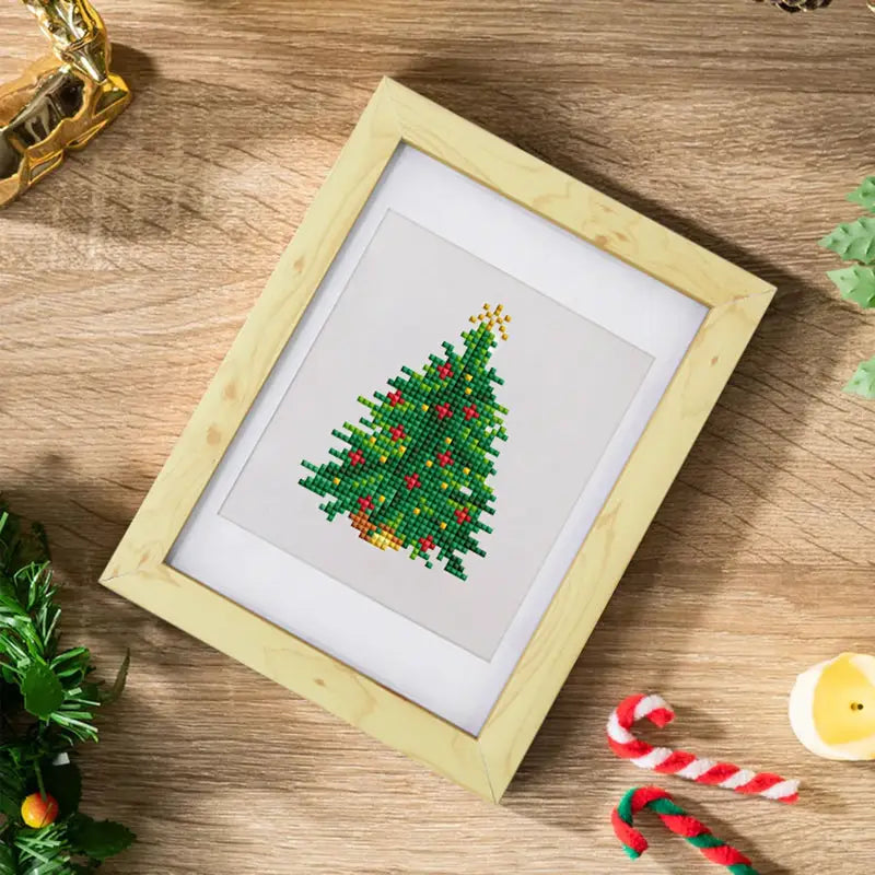Set of 12 Christmas Designs A - Mini Diamond Painting Kits - Mini Painting