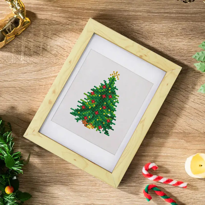 Set of 12 Christmas Designs A - Mini Diamond Painting Kits - Mini Painting