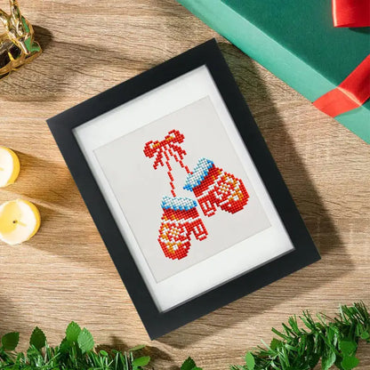 Set of 12 Christmas Designs A - Mini Diamond Painting Kits - Mini Painting