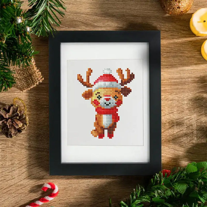 Set of 12 Christmas Designs B - Mini Diamond Painting Kits - Mini Painting