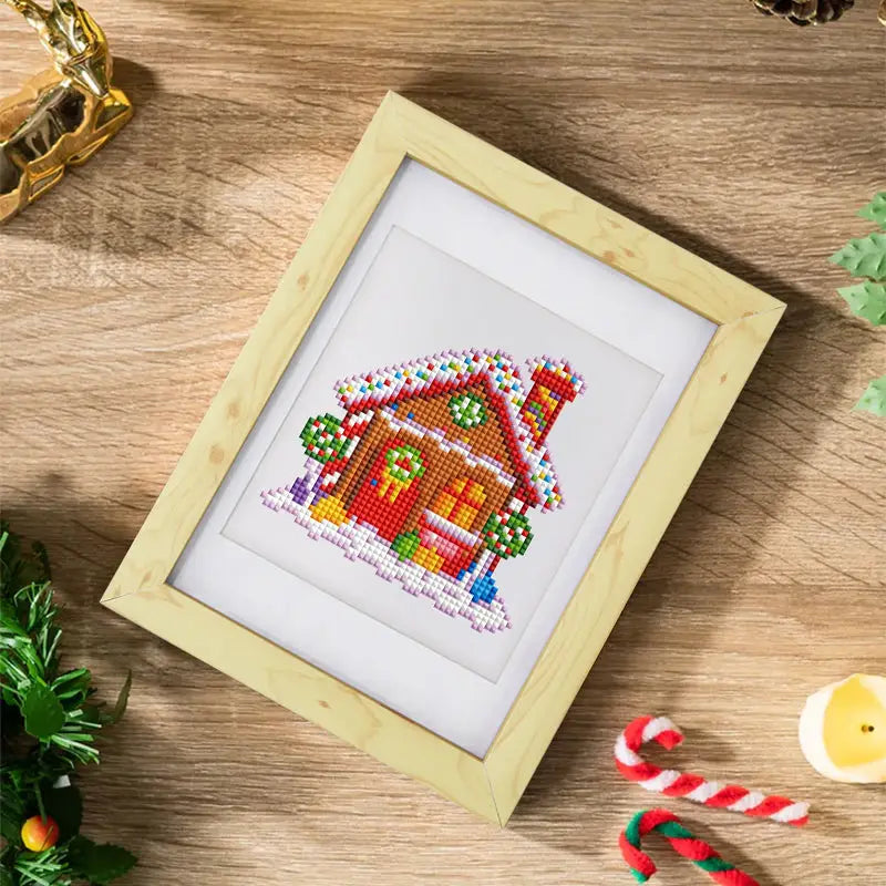 Set of 12 Christmas Designs B - Mini Diamond Painting Kits - Mini Painting