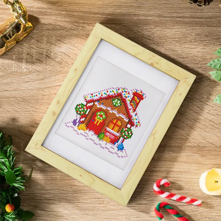 Set of 12 Christmas Designs B - Mini Diamond Painting Kits - Mini Painting