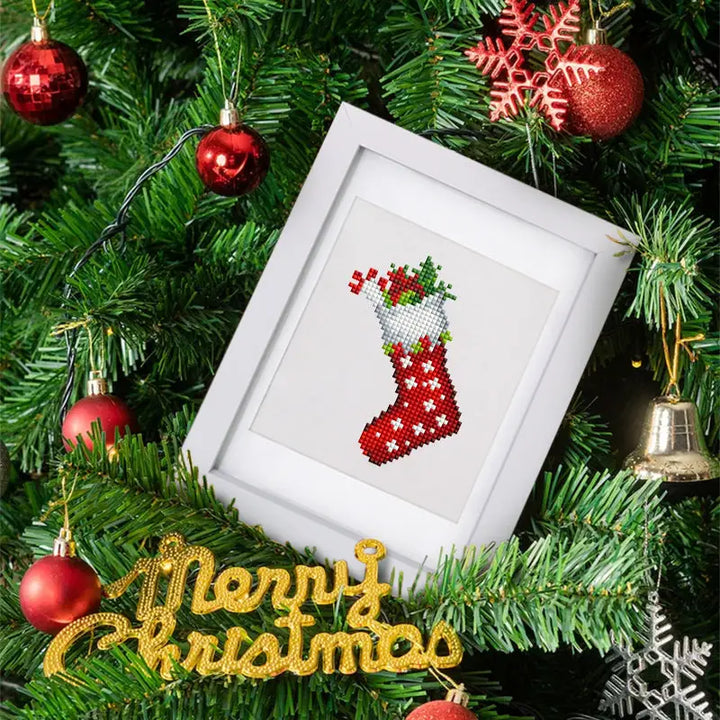 Set of 12 Christmas Designs B - Mini Diamond Painting Kits - Mini Painting