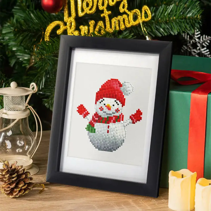 Set of 12 Christmas Designs B - Mini Diamond Painting Kits - Mini Painting