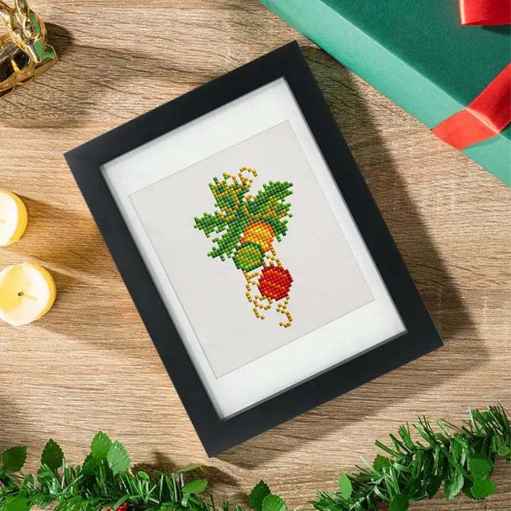 Set of 12 Christmas Designs B - Mini Diamond Painting Kits - Mini Painting