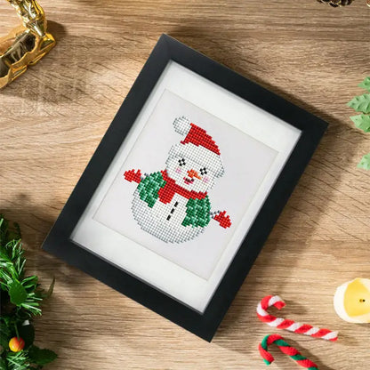 Set of 12 Christmas Designs C - Mini Diamond Painting Kits - Mini Painting
