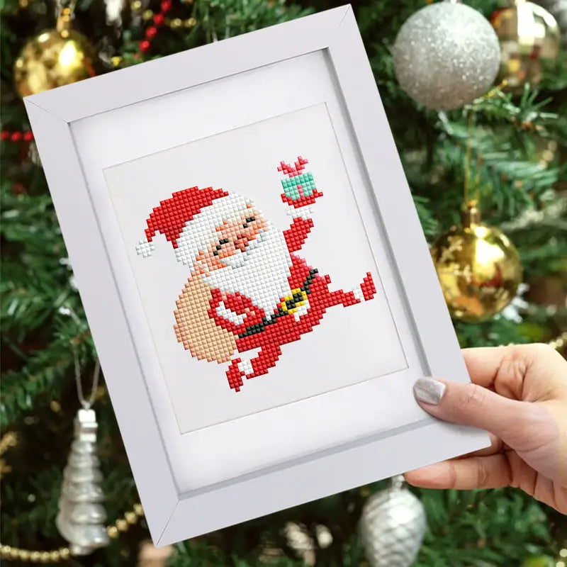 Set of 12 Christmas Designs C - Mini Diamond Painting Kits - Mini Painting
