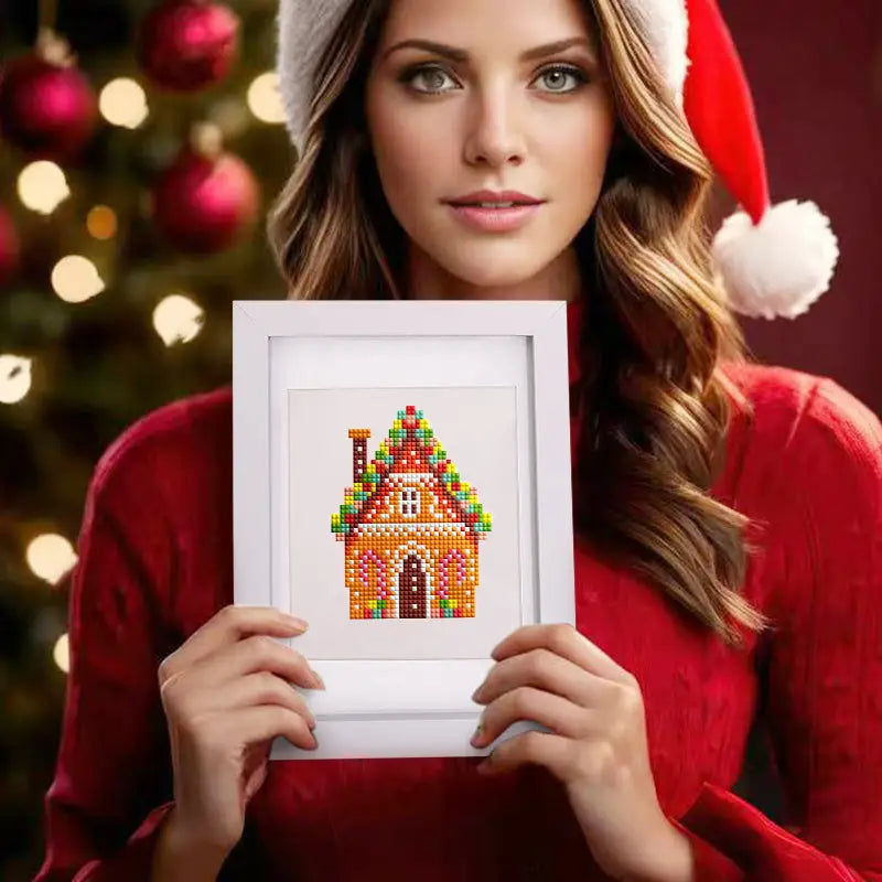 Set of 12 Christmas Designs C - Mini Diamond Painting Kits - Mini Painting