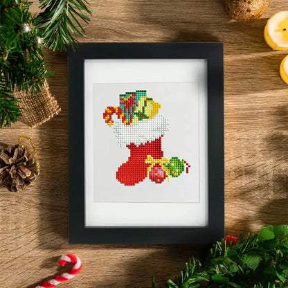 Set of 12 Christmas Designs C - Mini Diamond Painting Kits - Mini Painting