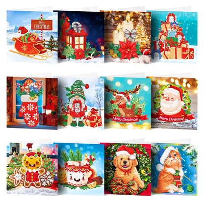 Set of 12 Christmas Greeting Cards - Greeting Card