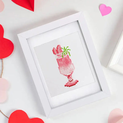 Set of 12 Cocktails - Mini Diamond Painting Kits - Mini Painting
