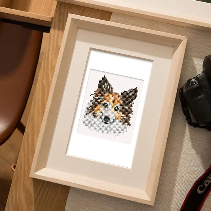 Set of 12 Dogs - Mini Diamond Painting Kits - Mini Painting