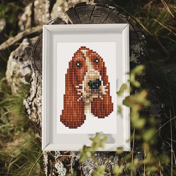 Set of 12 Dogs - Mini Diamond Painting Kits - Mini Painting