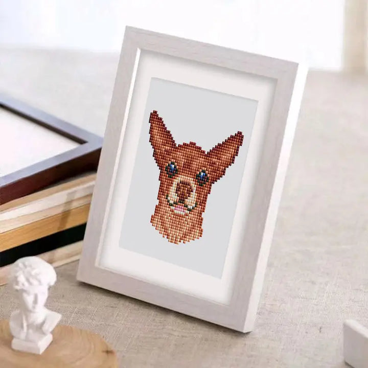 Set of 12 Dogs - Mini Diamond Painting Kits - Mini Painting