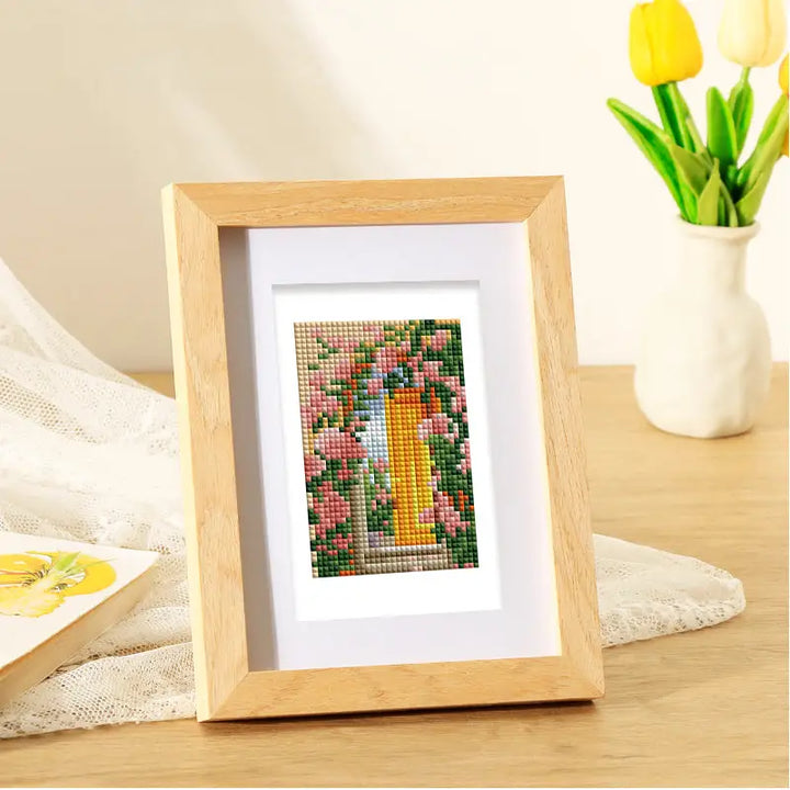 Set of 12 Floral Doors A - Mini Diamond Painting Kits - Mini Painting
