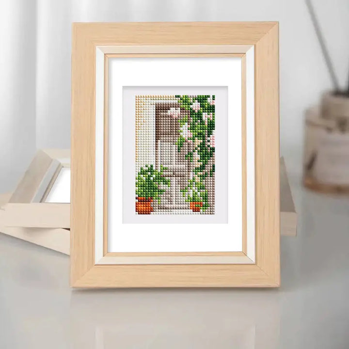 Set of 12 Floral Doors A - Mini Diamond Painting Kits - Mini Painting