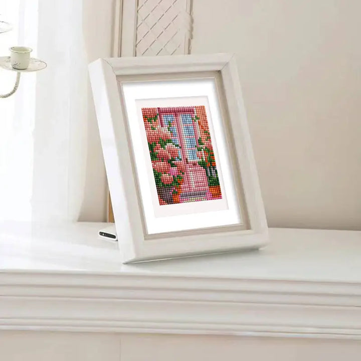 Set of 12 Floral Doors A - Mini Diamond Painting Kits - Mini Painting