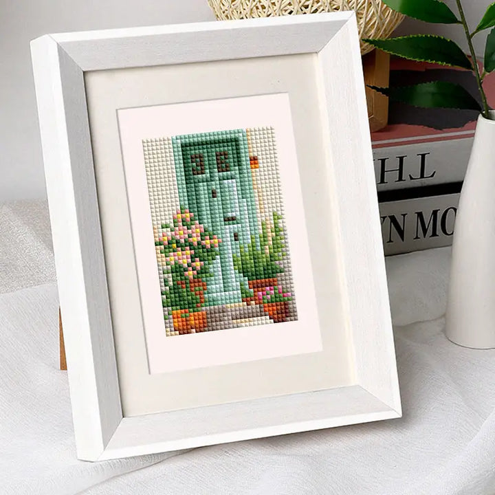 Set of 12 Floral Doors A - Mini Diamond Painting Kits - Mini Painting
