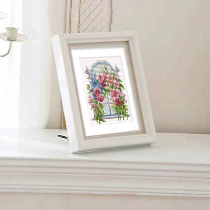 Set of 12 Floral Doors B - Mini Diamond Painting Kits - Mini Painting