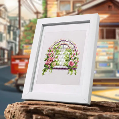 Set of 12 Floral Doors B - Mini Diamond Painting Kits - Mini Painting
