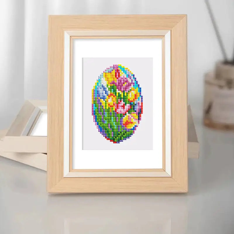 Set of 12 Floral Windows - Mini Diamond Painting Kits - Mini Painting