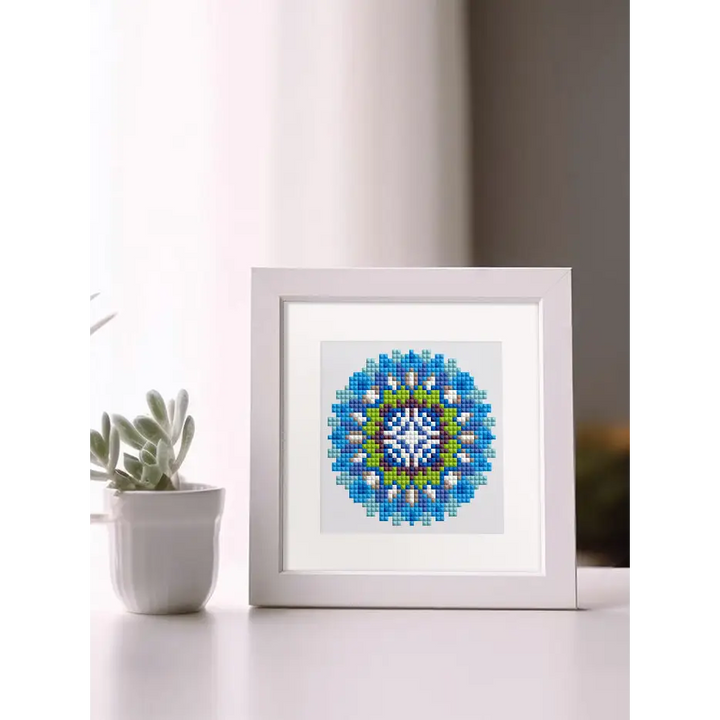 Set of 12 Mandala A - Mini Diamond Painting Kits - Mini Painting
