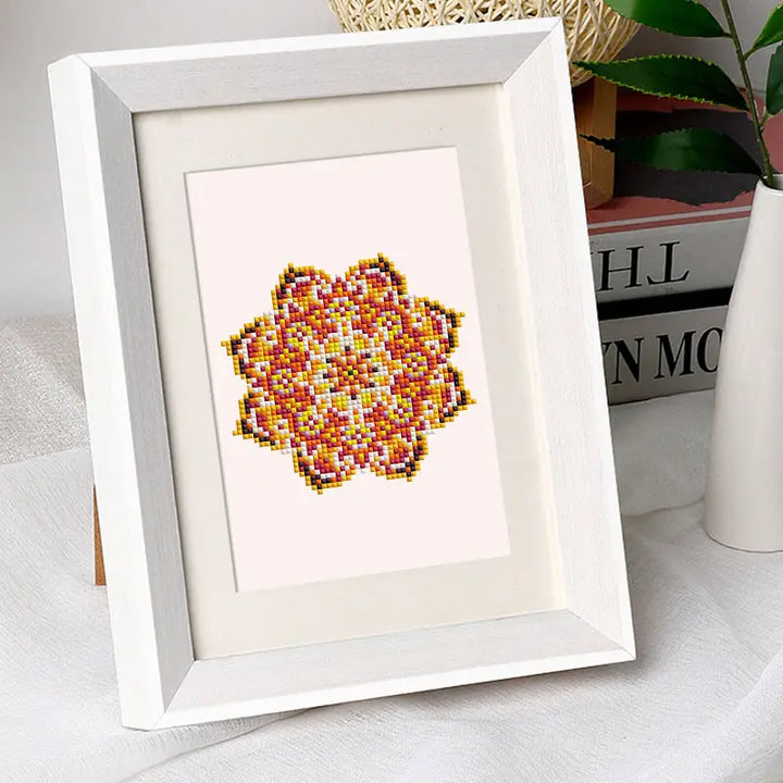Set of 12 Mandala B - Mini Diamond Painting Kits - Mini Painting