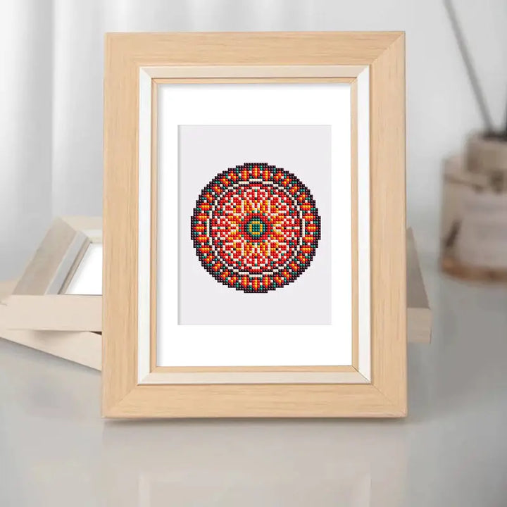 Set of 12 Mandala B - Mini Diamond Painting Kits - Mini Painting