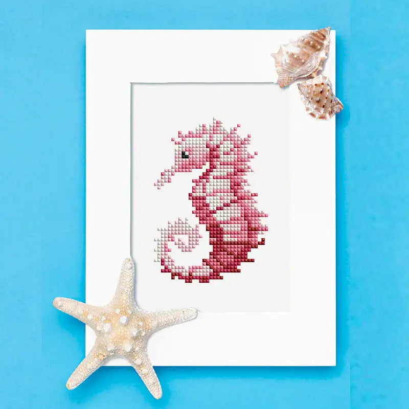Set of 12 Ocean Wonders - Mini Diamond Painting Kits - Mini Painting