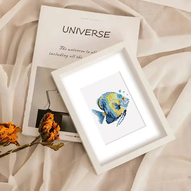 Set of 12 Ocean Wonders - Mini Diamond Painting Kits - Mini Painting