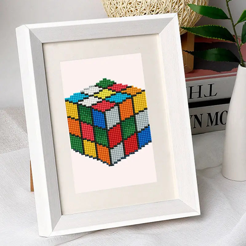 Set of 12 Old School - Mini Diamond Painting Kits - Mini Painting