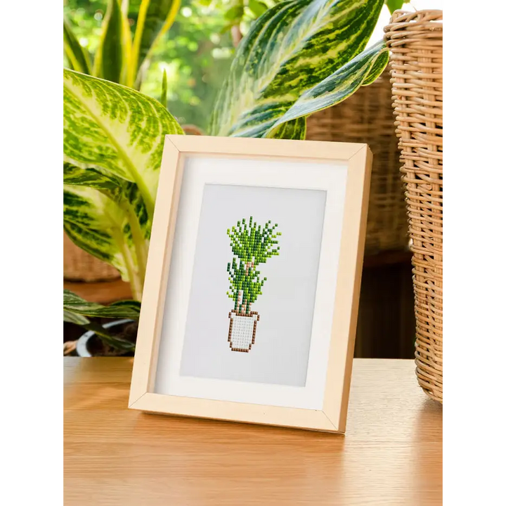 Set of 12 Plants A - Mini Diamond Painting Kits - Mini Painting