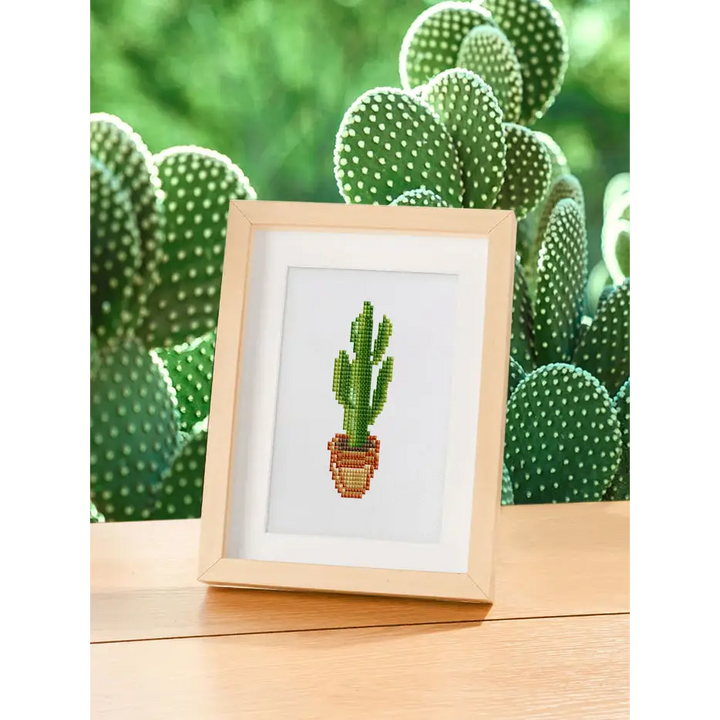 Set of 12 Plants A - Mini Diamond Painting Kits - Mini Painting