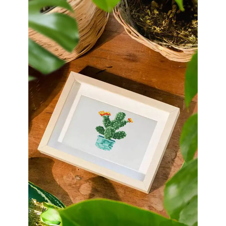 Set of 12 Plants B - Mini Diamond Painting Kits - Mini Painting