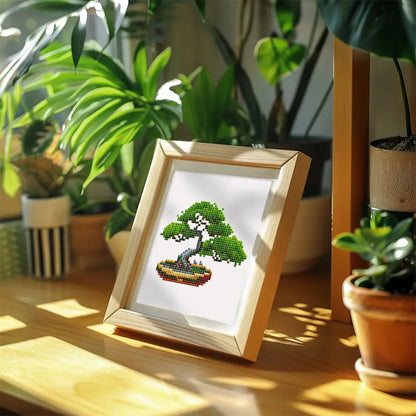 Set of 12 Plants C - Mini Diamond Painting Kits - Mini Painting