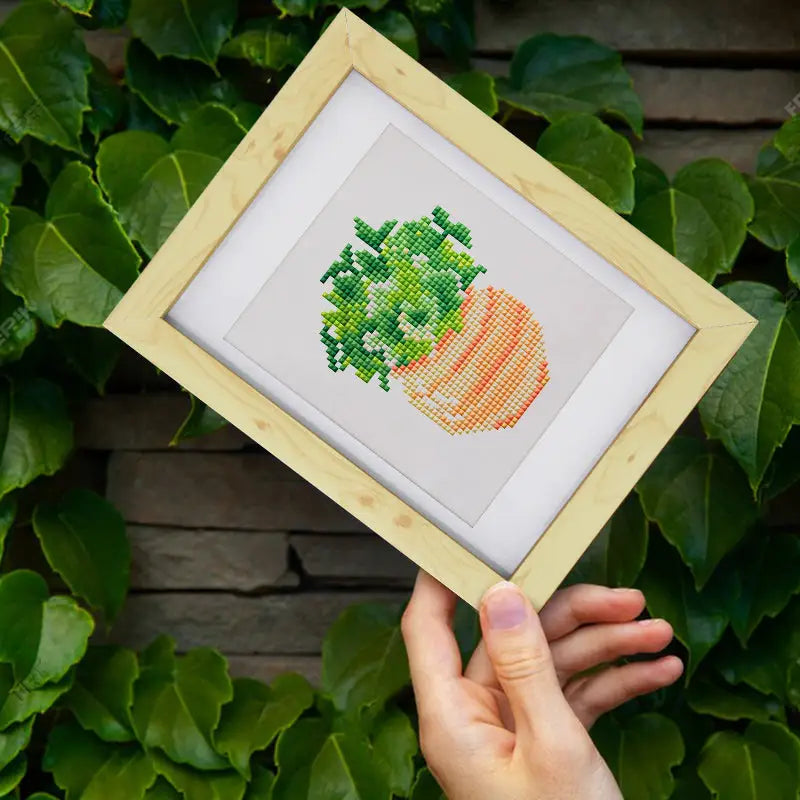Set of 12 Plants C - Mini Diamond Painting Kits - Mini Painting