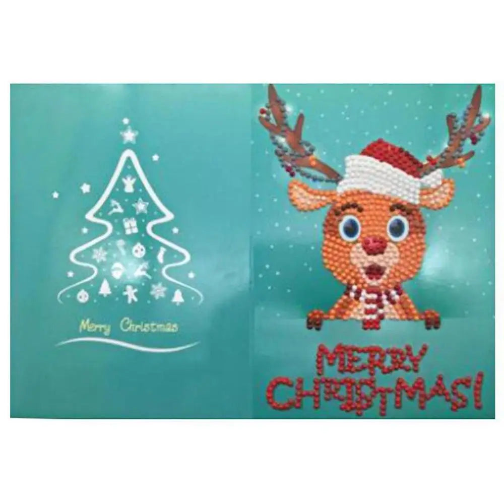 Set of 4 Christmas Greeting Cards Set A - Greeting Card