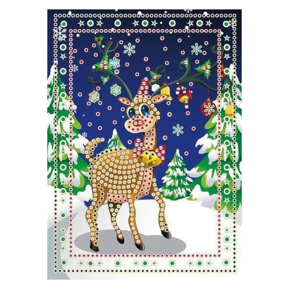 Set of 4 Christmas Greeting Cards Set C - Greeting Card