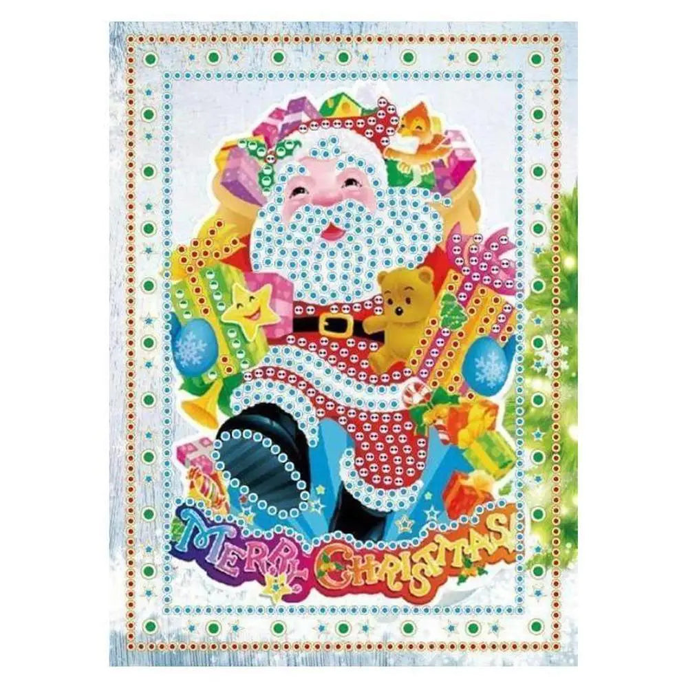Set of 4 Christmas Greeting Cards Set C - Greeting Card