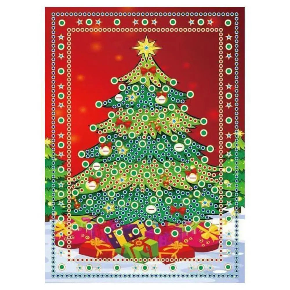 Set of 4 Christmas Greeting Cards Set C - Greeting Card