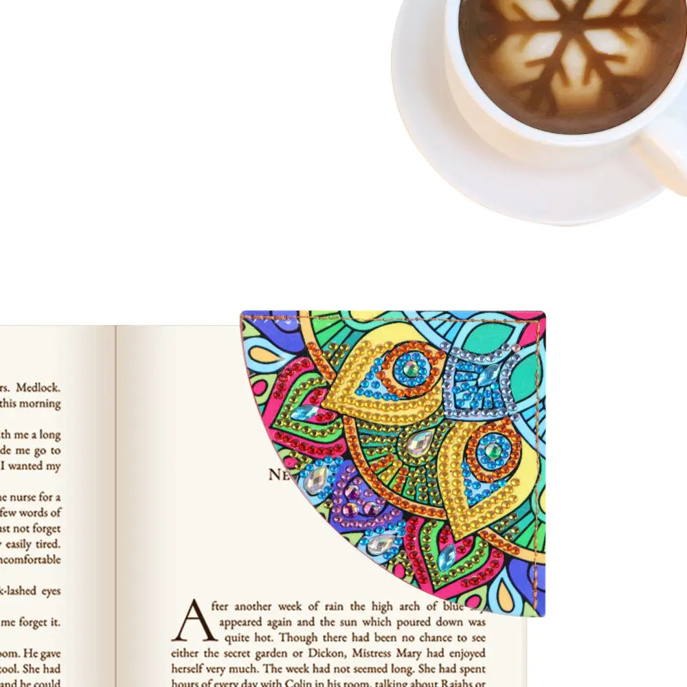Set of 4 Shapes - Diamond Painting Corner Bookmark - Bookmark