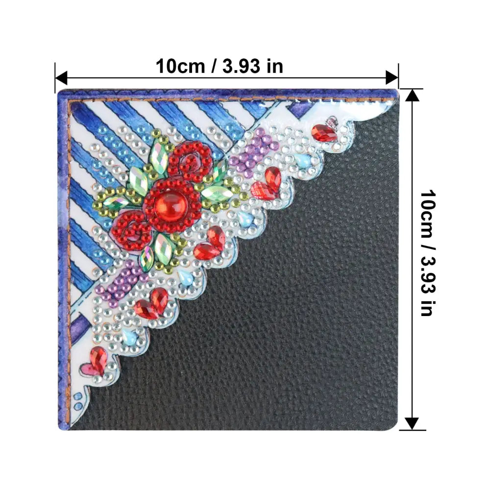 Set of 4 Triangle - Diamond Painting Corner Bookmark - Bookmark