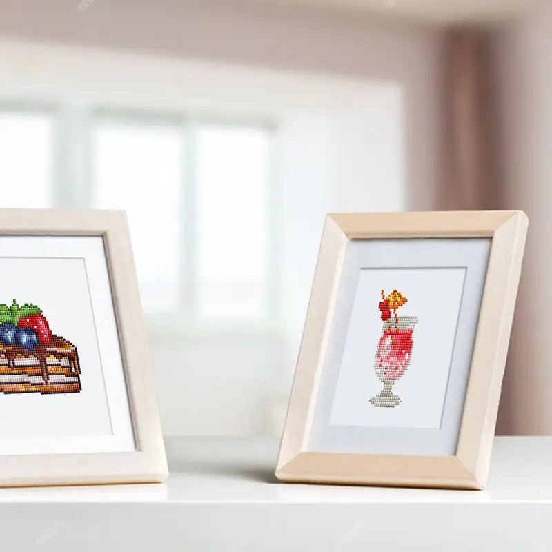 Set of 6 Birthday - Mini Diamond Painting Kits - Mini Painting