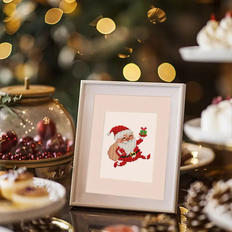 Set of 6 Christmas Characters - Mini Diamond Painting Kits - Mini Painting