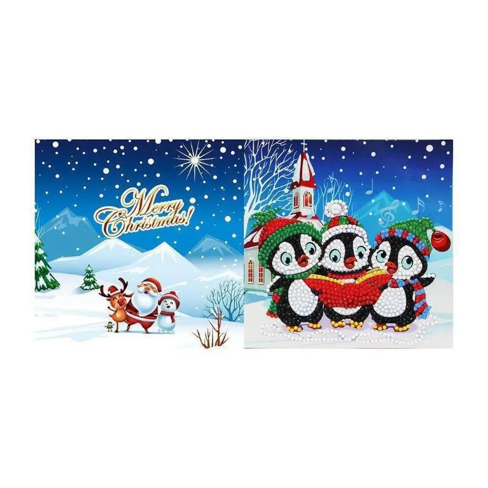 Set of 8 Christmas Greeting Cards Set B - Greeting Card