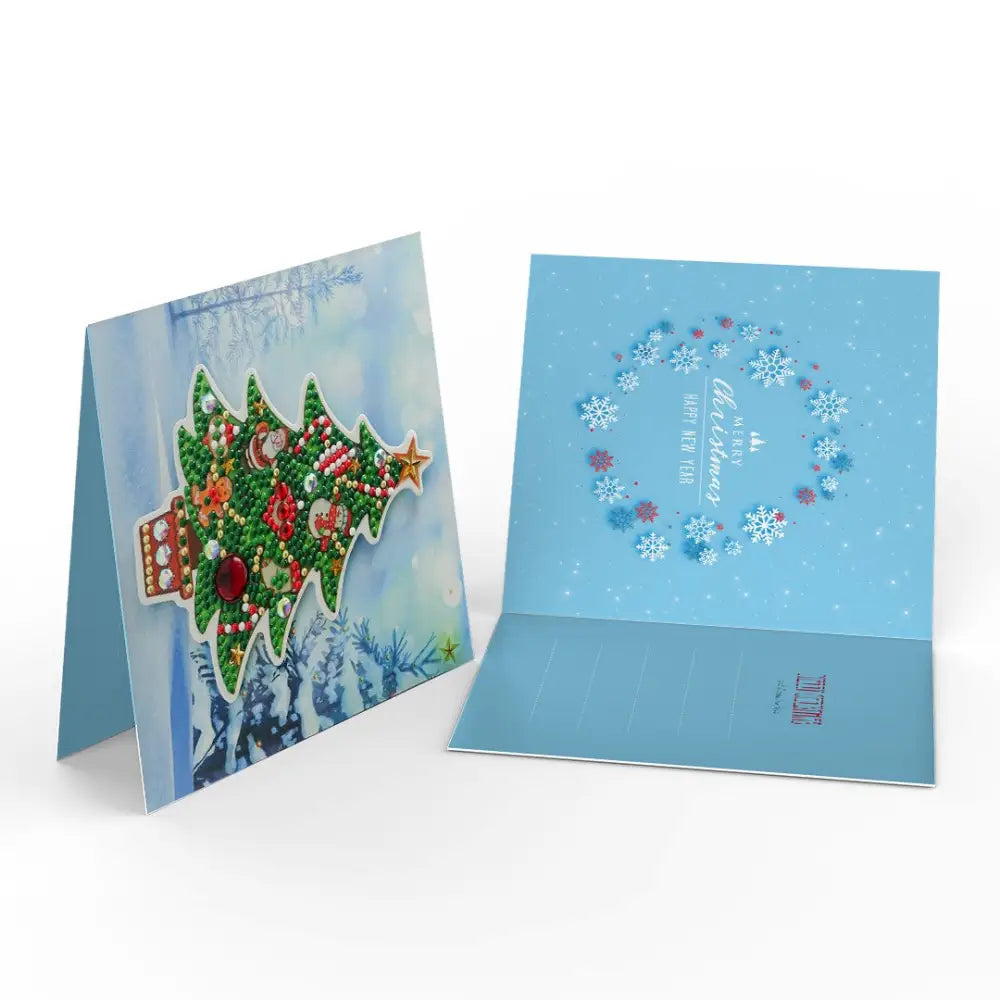 Set of 8 Christmas Greeting Cards Set D - Greeting Card