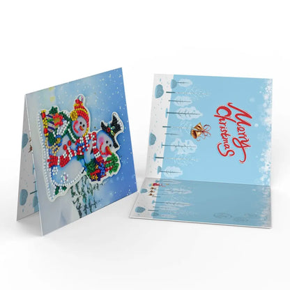 Set of 8 Christmas Greeting Cards Set D - Greeting Card