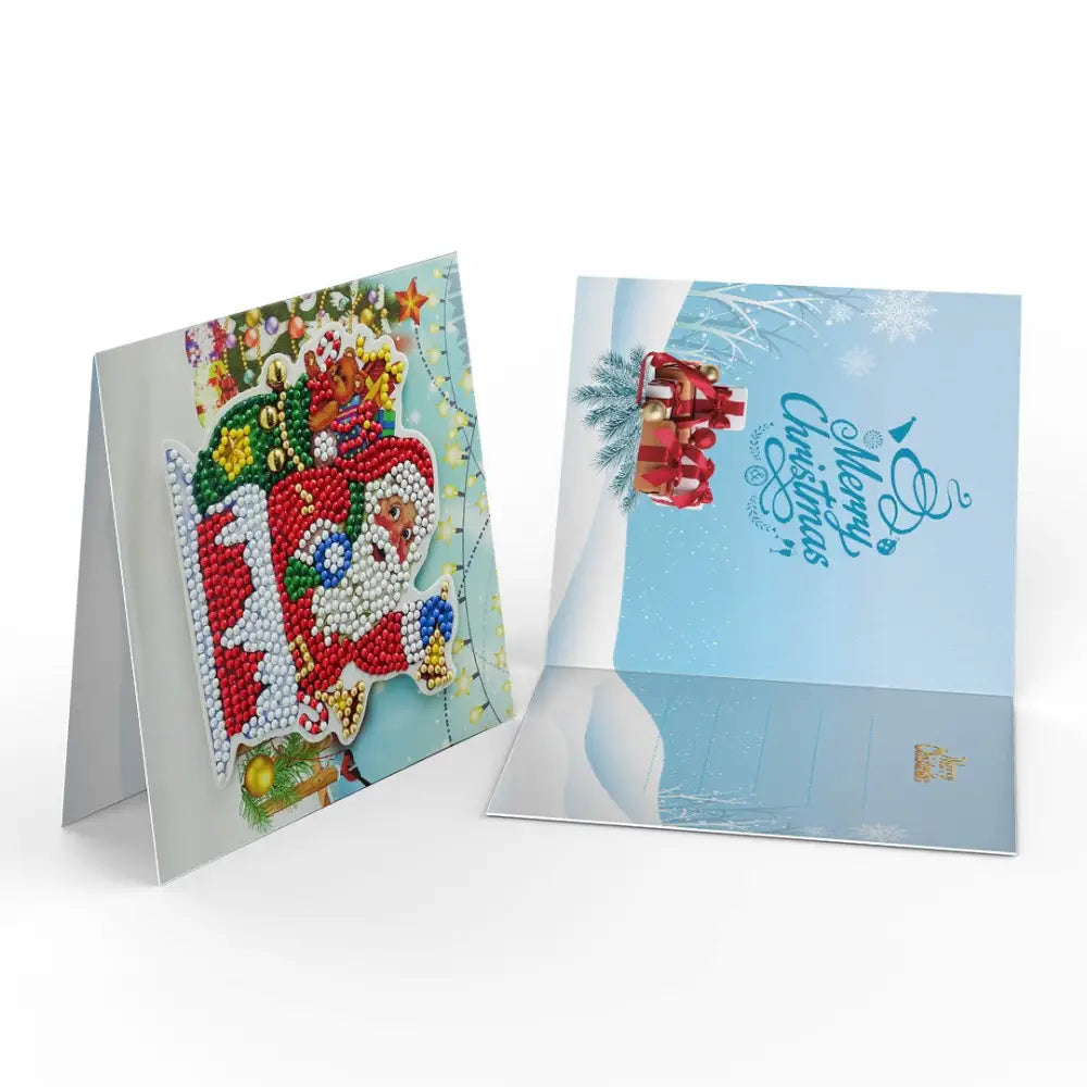 Set of 8 Christmas Greeting Cards Set D - Greeting Card
